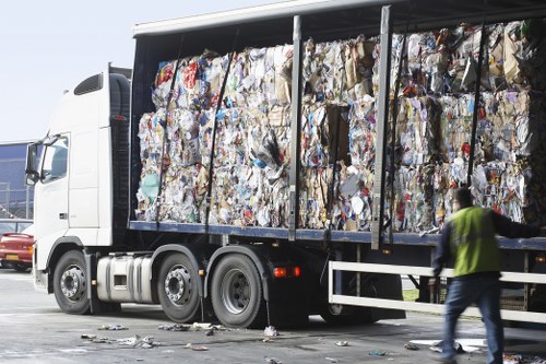 Local council office handling skip hire permit applications